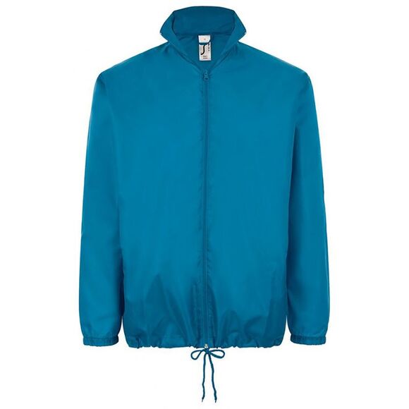 SOLS Unisex Shift Showerproof Windbreaker Jacket / Aqua - Picture 1 of 3